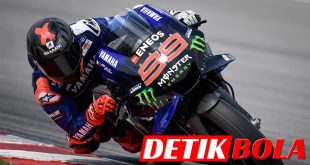 Jorge Lorenzo Mengendarai Motor Yamaha