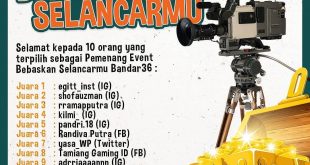 Pemenang Lomba Event Bebaskan Selancarmu BD36