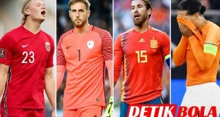 Formasi untuk Pemain yang Absen Euro 2020, Banyak Bintang